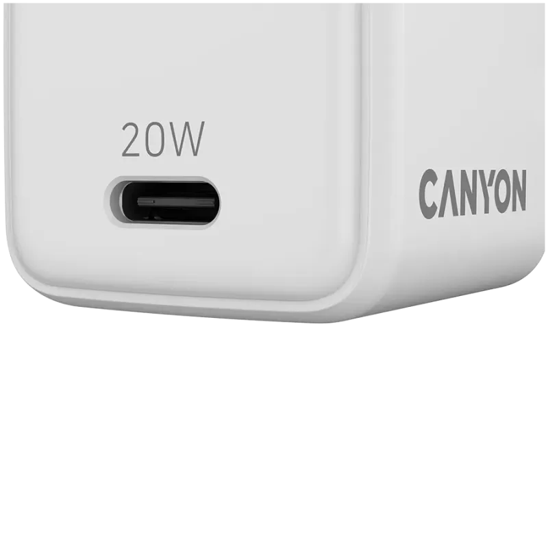 CANYON charger CU20C GaN 20W 1xPD EU White - 1