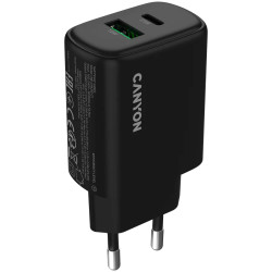 CANYON charger OnCharge 250 25W 1xPD 1xQC EU Black - 1