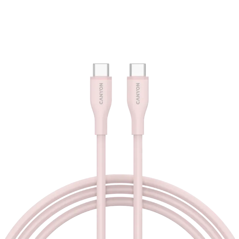 CANYON cable CC60SC10 C-C 60W 1m Silicon Pink Sand - 1