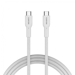 CANYON cable OnWire 60CL C-C 60W COLOR Braided 1m White - 4