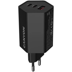 CANYON charger HEXAGON 65 GaN 65W 2xPD 1xQC EU Black - 1