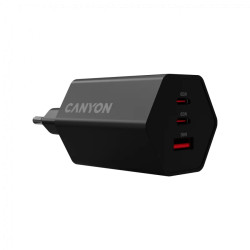 CANYON charger HEXAGON 65 GaN 65W 2xPD 1xQC EU Black - 2
