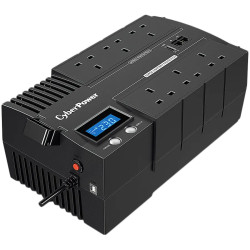 CyberPower UPS AVR 1000VA/600W, Line-Interactive, LCD display, 8x Schuko, Runtime at 90W ( min ):42 BR1000ELCD - 1