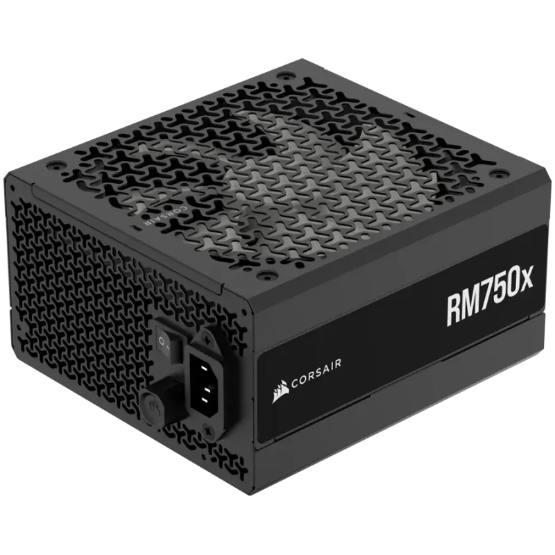 CORSAIR RM750x, 750 Watt, ATX 3.1, Cybenetics Gold Certified, Fully Modular - 1