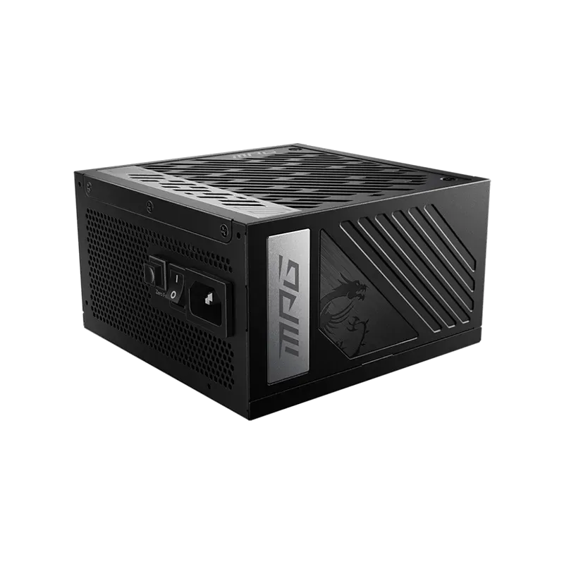 MSI MPG A1000G PCIE5, 1000W, 80 Plus Gold, ATX Form Factor, 100~240 Vac Input Voltage, 50Hz ~ 60Hz Input Frequency, 135 mm Fan, 