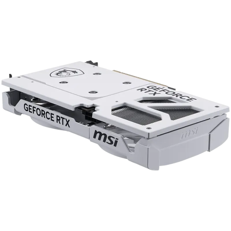 MSI Video Card NVIDIA GeForce RTX 5060 Ti 8G VENTUS 2X OC WHITE PLUS, 8GB GDDR7, 128-bit, 2617 MHz Boost, 4608 CUDA Cores, PCIe 