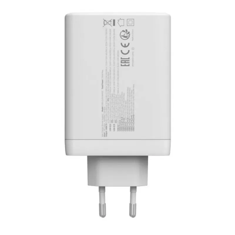 CANYON charger CU140ACC GaN 150W 3xPD 1xQC EU White - 1