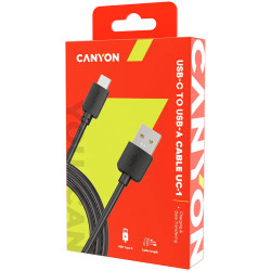 CANYON cable UC-1 USB-C 5W 1m Black - 2