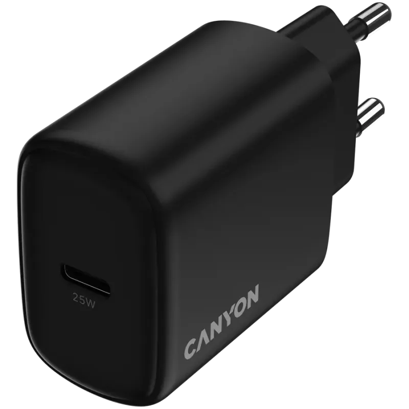 CANYON charger OnCharge 250 25W 1xPD EU Black - 1