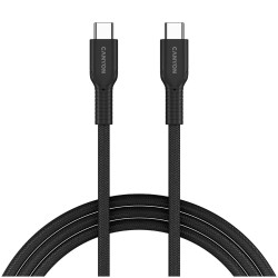 CANYON cable OnWire 60CL C-C 60W COLOR Braided 1m Black - 1
