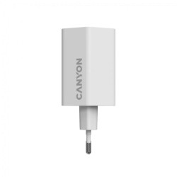 CANYON charger HEXAGON 65 GaN 65W 2xPD 1xQC EU White - 2
