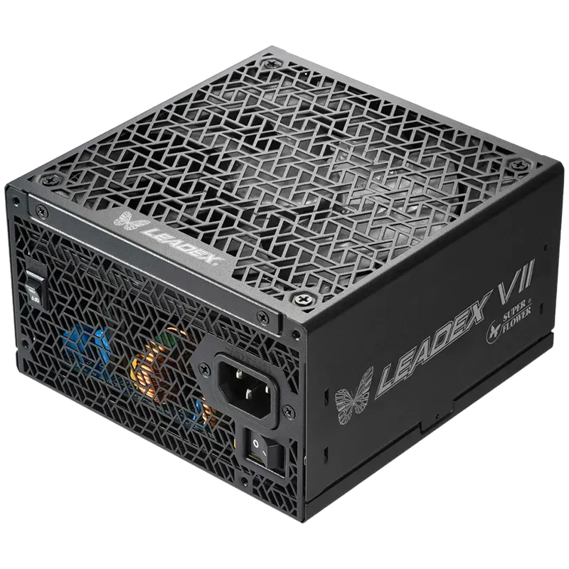 Super Flower Leadex VII XG 1000W ATX 3.1, 80 Plus Gold, Fully Modular, Flat Black Cables, 140mm Fan, 150mmx150mmx86mm, 10 Year W