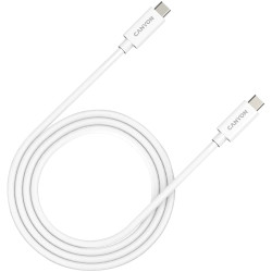 CANYON UC-44, cable, U4-CC-5A1M-E, USB4 TYPE-C to TYPE-C cable assembly 40G 1m 5A 240W(ERP) with E-MARK, CE, ROHS, white - 1