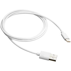CANYON Type C USB Standard cable, 1M, White - 2