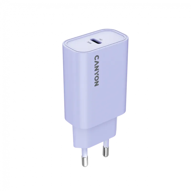 CANYON charger OnCharge 30CL Max Power 30W 1xPD EU Purple - 1