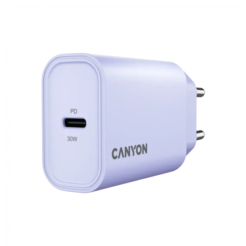 CANYON charger OnCharge 30CL Max Power 30W 1xPD EU Purple - 1