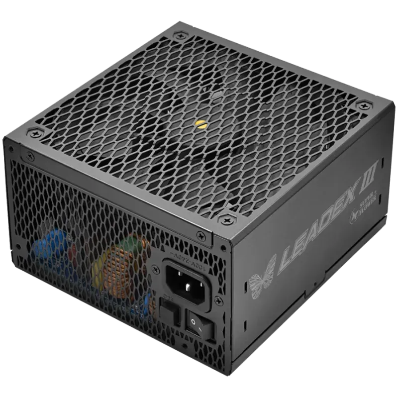 Super Flower Leadex III Gold 1300W ATX 3.1, 80 Plus Gold, Fully Modular, Flat Black Cables, 140mm Fan, 150mmx150mmx86mm, 7 Year 