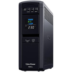 CyberPower UPS AVR,1600VA/1000W, Line-Interactive, LCD display, Sine Wave output (for Active PFC ), 6x Schuko, Runtime at 500W (