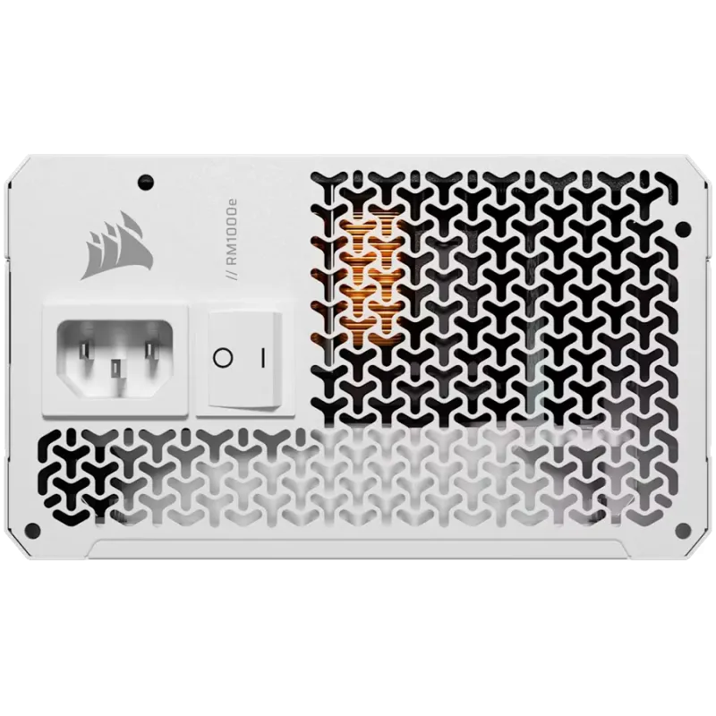 CORSAIR RM1000e White, 1000 Watt, Cybenetics Gold Certified, Fully Modular - 1