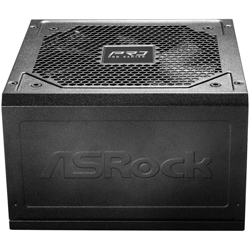 Asrock PRO-750B, 750W, 80 Plus BRONZE, Non Modular PSU, 1x EPS 12V CPU(4+4pin), 2x PCIe (6+2pin), 2x 4-pin connectors, 4x SATA, 