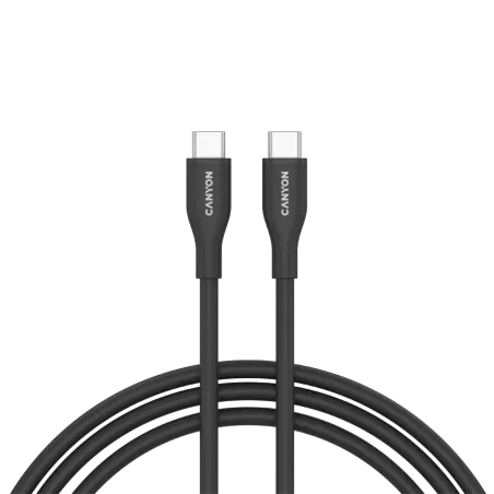 CANYON cable CC60SC10 C-C 60W 1m Silicon Black - 1