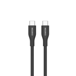 CANYON cable CC60SC10 C-C 60W 1m Silicon Black - 2