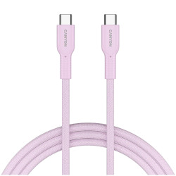 CANYON cable OnWire 60CL C-C 60W COLOR Braided 1m Pink - 1