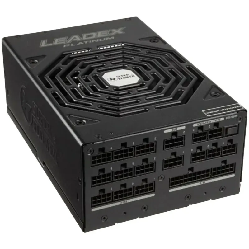 Super Flower Leadex Platinum 2000W, 80 Plus Platinum, Fully Modular, PCIe 5.0 Cables Inluded, 140mm Fan, 220mmx150mmx86mm, 5 Yea