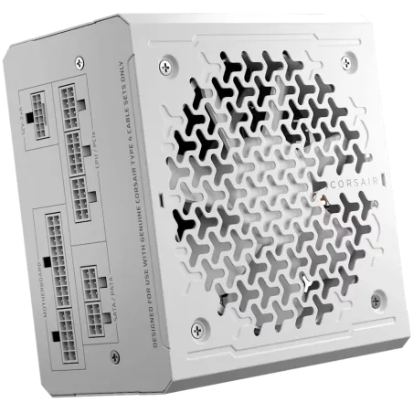 CORSAIR RM850e White, 850 Watt, Cybenetics Gold Certified, Fully Modular - 1