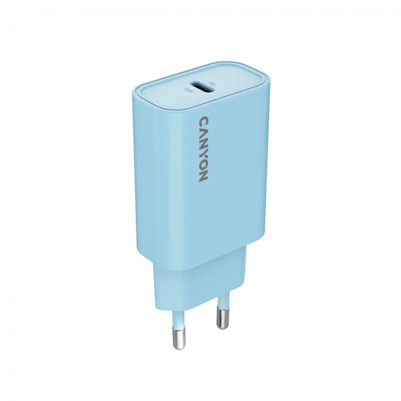 CANYON charger OnCharge 30CL Max Power 30W 1xPD EU Light Blue - 1