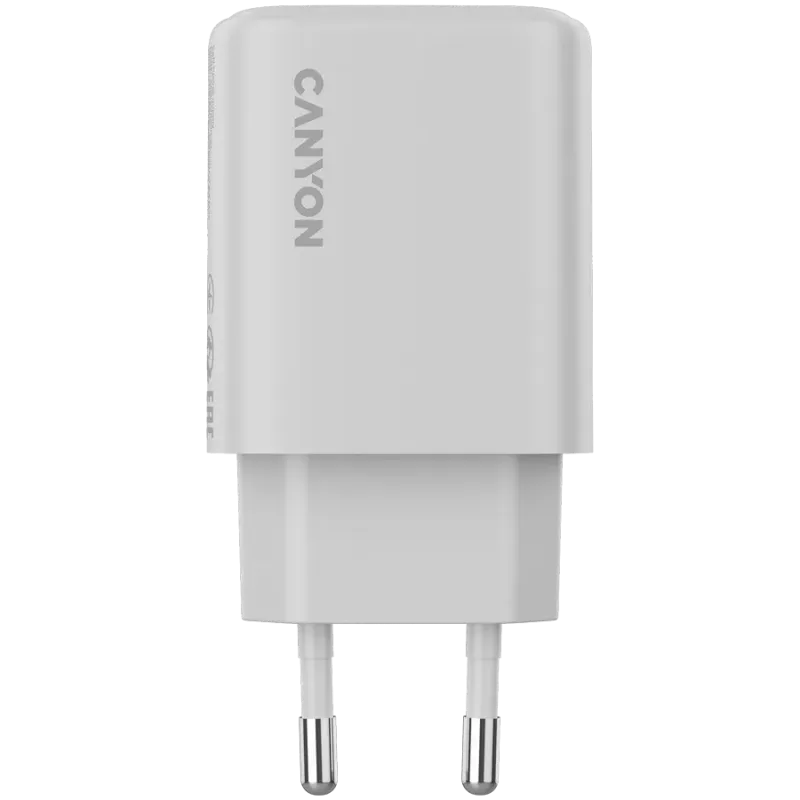 CANYON charger OnCharge 200 20W 1xPD 1xQC EU White - 1