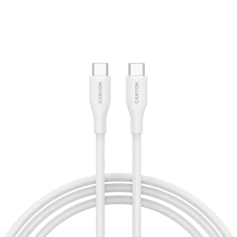 CANYON cable CC60SC10 C-C 60W 1m Silicon White - 1