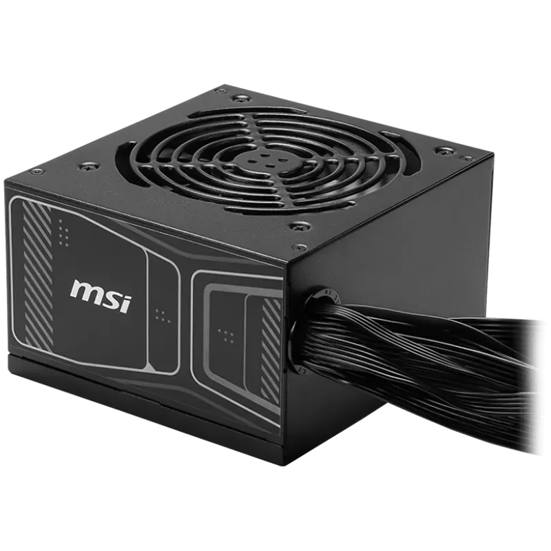 MSI MAG A850GN PCIE5, 850W, 80 Plus Gold, 120mm Fluid Dynamic Bearing Fan, Protections: OCP/OVP/OPP/OTP/SCP, Dimensions: 150mmx1