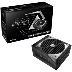 Asrock TC-1650T, 1650W, 80 Plus Titanium, Fully Modular PSU, Japanese Capacitors, 2x EPS 12V CPU(4+4pin), 2x PCIe5.1 (12+4pin), 