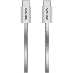 CANYON cable OnWire 60MG C-C 60W Magnet Braided 1m Light Grey - 1