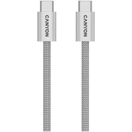 CANYON cable OnWire 60MG C-C 60W Magnet Braided 1m Light Grey - 1