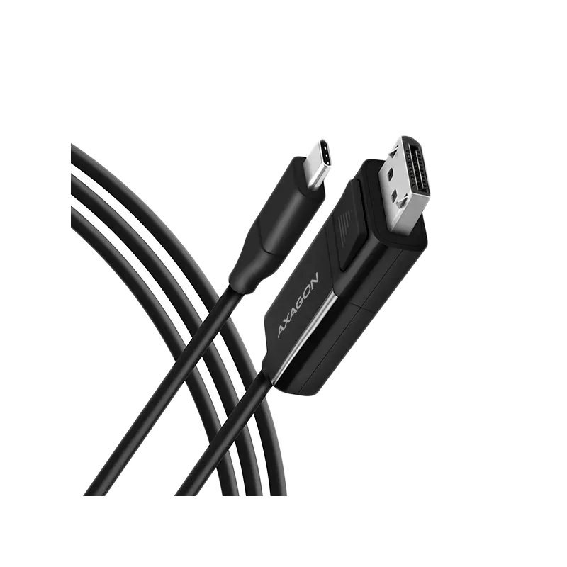 Active USB-C - DisplayPort cable - adapter AXAGON RVC-DPC for connecting a DisplayPort monitor/TV/projector to a notebook or mob