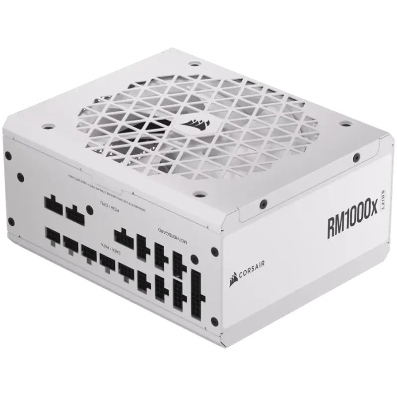 CORSAIR RM1000x Shift White, 1000 Watt, 80 PLUS GOLD, Fully Modular - 1