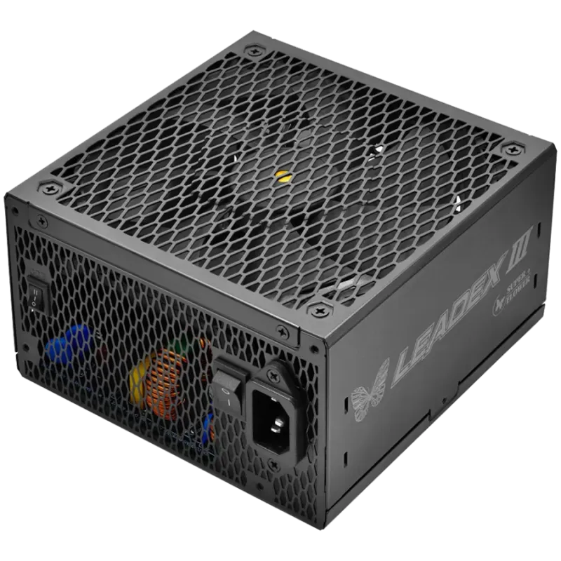 Super Flower Leadex III Gold 850W ATX 3.1, 80 Plus Gold, Fully Modular, Flat Black Cables, 140mm Fan, 150mmx150mmx86mm, 7 Year W