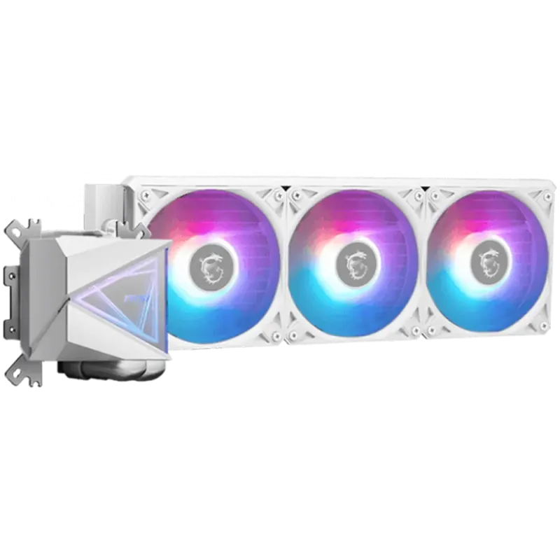 MSI MAG CORELIQUID I360 WHITE, 3x 120mm ARGB Fans, Aluminium Radiator, Loop Dynamic Bearing, Intel LGA 1150/1151/1155/1156/1200/