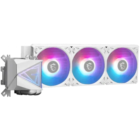 MSI MAG CORELIQUID I360 WHITE, 3x 120mm ARGB Fans, Aluminium Radiator, Loop Dynamic Bearing, Intel LGA 1150/1151/1155/1156/1200/