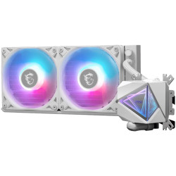 MSI MAG CORELIQUID I240 WHITE 2x 120mm ARGB Fans, Aluminium Radiator, Loop Dynamic Bearing, Intel LGA 1150/1151/1155/1156/1200/1