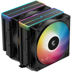 DeepCool AG620 BK ARGB V2, CPU Air Cooler, 2x120mm ARGB PWM Fan, Core Touch Technology 2.0, 6 Heatpipes, LGA1851/1700/1200/115x,