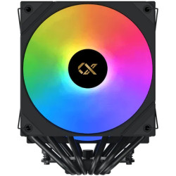 AK6 Dual Digital (Black, ARGB & Digital LED Panel Top Cover, 2PCS ARGB PWM Fan, Intel Backplate, Mini ARGB LED Controller) - 2