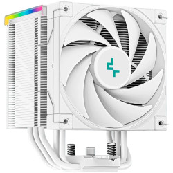 DeepCool AK500 Digital WH, CPU Air Cooler, 1x120mm FK120 PWM FDB Fan, ARGB, Digital Display, White, TDP 240W, 5 Heatpipes, Fluid