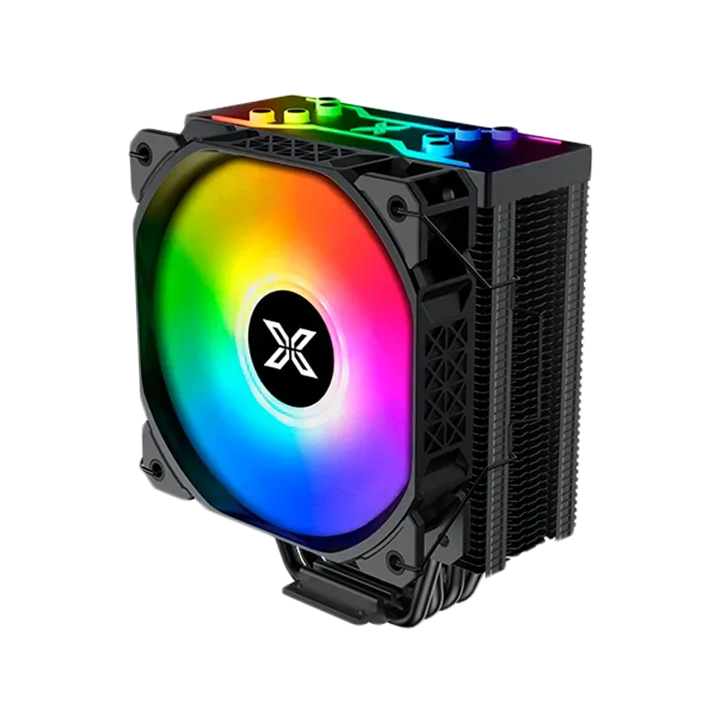 Air Killer Pro EN47895 Black, X22A FAN, ARGB Top Cover, Reinforced Plastic Steel Backplate, Mini ARGB LED Controller - 1