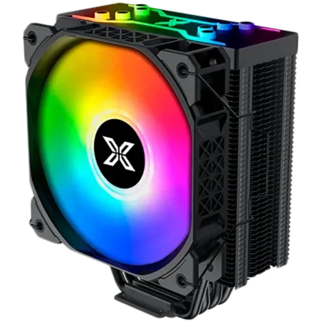 Air Killer Pro EN47895 Black, X22A FAN, ARGB Top Cover, Reinforced Plastic Steel Backplate, Mini ARGB LED Controller - 1