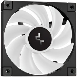DeepCool LP240, 240mm CPU Liquid Cooler, 2x120mm ARGB PWM Fans, Dot-matrix Screen, Anti-Leak Technology, Black, LGA1851/1700/120