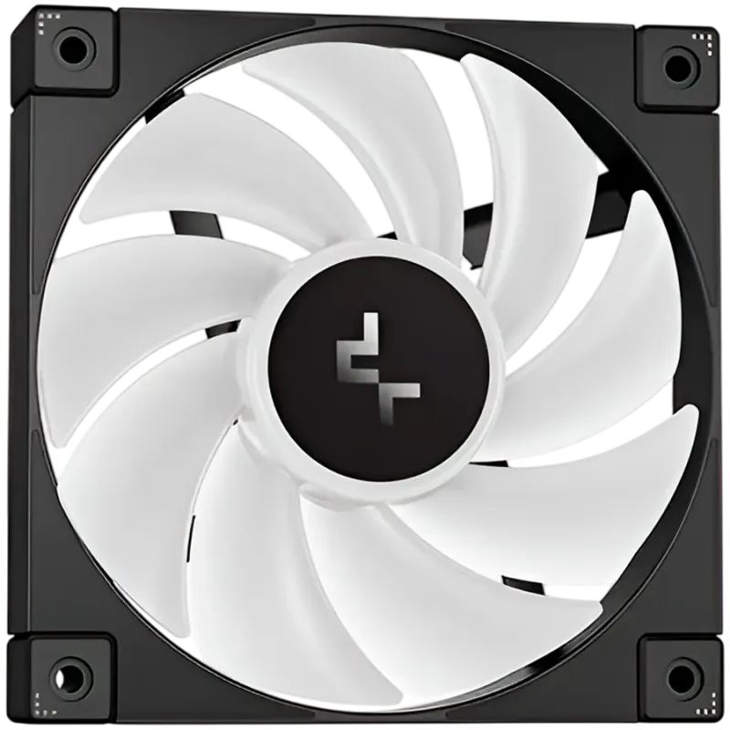 DeepCool LP240, 240mm CPU Liquid Cooler, 2x120mm ARGB PWM Fans, Dot-matrix Screen, Anti-Leak Technology, Black, LGA1851/1700/120