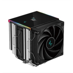 DeepCool AK620 DIGITAL SE, CPU Air Cooler, 2x120mm PWM Fans, 6 Heatpipes, Black, LGA2066/2011-v3/2011/1851/1700/1200/115x, AMD A